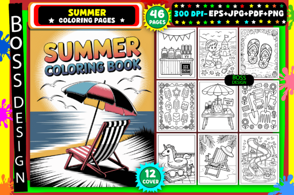 Download Summer Coloring Pages for Adults - Premium Resources