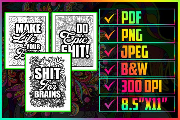 Download Teacher Swear Word Adults Coloring Pages - Adults coloring page Collection