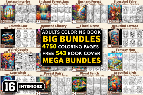 Download 4750 Big Adults Coloring Pages Bundle - Adults coloring page Collection