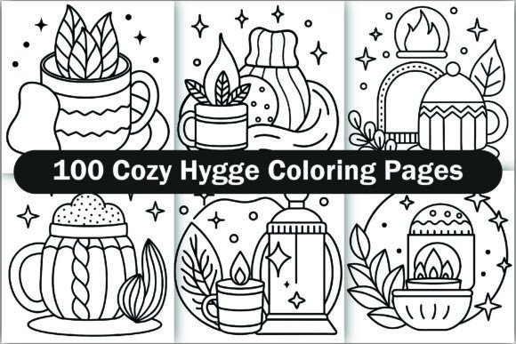 Download Cozy Hygge Coloring Pages - Cozy hygge coloring Collection