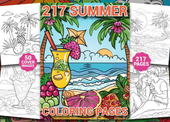 Download 217 Summer Coloring Pages for Adults - Summer coloring pages for adults Collection