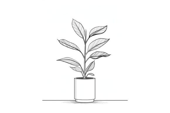 Download Pot Plant Adults Coloring Page - Premium Resources